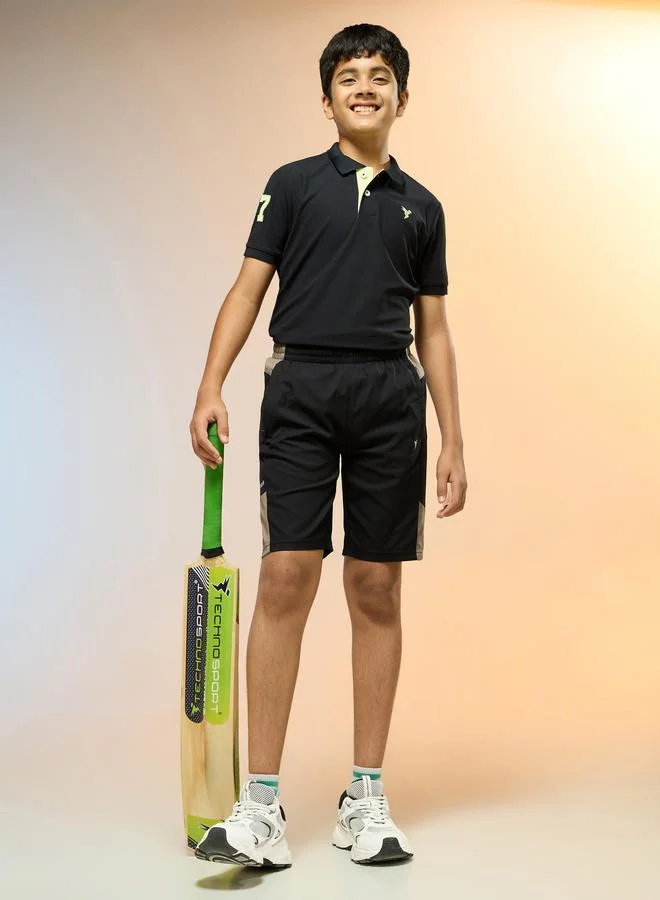 Technosport  Boys Slim Fit Sports Shorts With Ts Flexi for Men | Best Price UAE